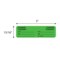 Nevs Day Change IV Tubing Label -Change Tuesday 7/8" x 3" Flr Green w/Black NTUBE-T - alternate 2